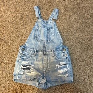 American Eagle shorts overalls.